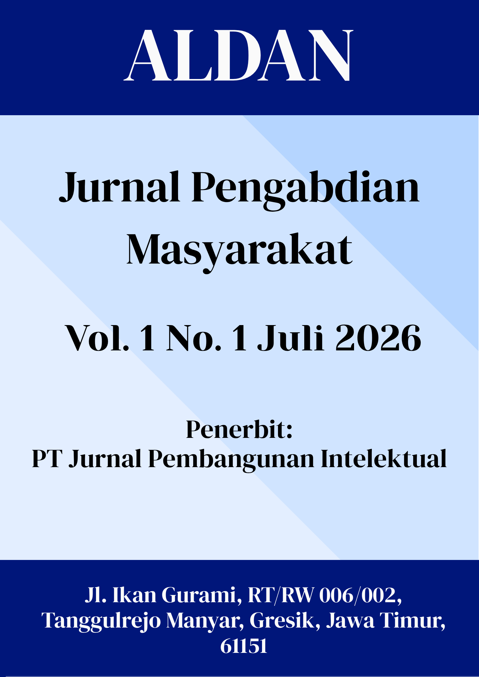 					View Vol. 1 No. 1 (2026): ALDAN: Jurnal Pengabdian Masyarakat
				